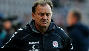 Ewald Lienen konnte mit dem FC St. Pauli noch keine großen Erfolge feiern