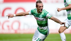 Veton Berisha kam 2015 von Viking Stavanger zu Greuther Fürth