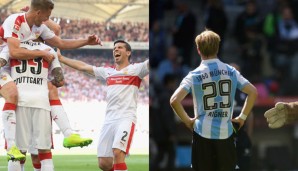 Der VfB Stuttgart steigt in die Bundesliga auf, 1860 München muss in die Relegation