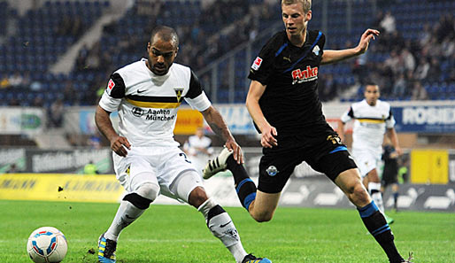 David Odonkor (l.) kam in der 69. Minute erstmals für Alemannia Aachen zum Einsatz