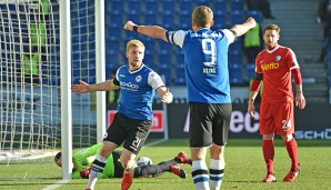 Andreas Voglsammer besorgte den Siegtreffer für Arminia Bielefeld