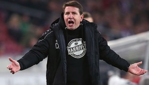 Steht Daniel Stendel nach dem 0:0 gegen St. Pauli vor dem Aus?