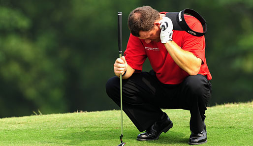 Alex Cejka hat bei der US-PGA-Tour wegen Beschwerden am rechten Fuß aufgegeben