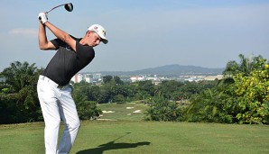 Marcel Siem beim Abschlag in Kuala Lumpur