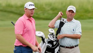 Davis Love III war 2012 und 2016 Kapitän des US-Ryder-Cup-Teams und ist nun der Caddie seines Sohnes Dru