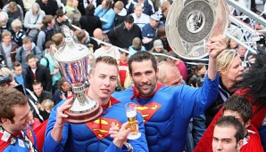 Stefan Lövgren (r.) feierte mit dem THW Kiel zahlreiche Erfolge