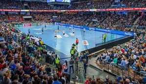 8.308 Zuschauer sahen die Partie zwischen Erlangen und Essen in der Nürnberger Arena