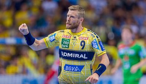 Gudjon Valur Sigurdsson war der Löwens bester Werfer