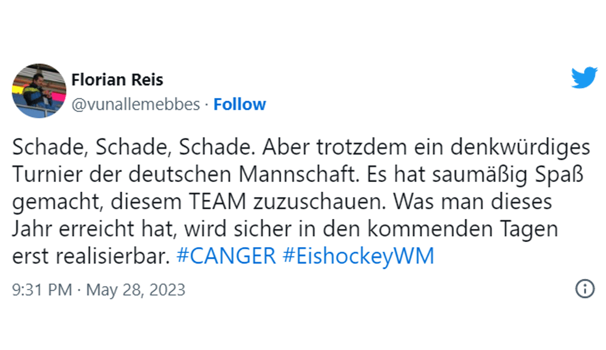 Eishockey, DEB-Team, Deutschland, Kanada, Netzreaktionen, Twitter, WM