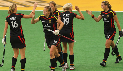 Die deutschen Hockey-Damen treffen beim Vier-Nationen-Turnier im Spiel um Platz drei auf Australien