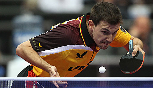 Timo Boll steht bei der Tischtennis-Weltmeisterschaft in Rotterdam im Halbfinale