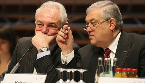 Walter Schneeloch (l.) stünde als Nachfolger von Thomas Bach bereit