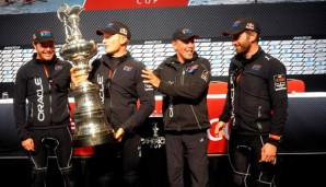 Skipper Jimmy Spithill und sein Team gewannen den 34. America's Cup