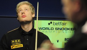 Neil Robertson lief am Ende des Finals erst zur Höchstform auf