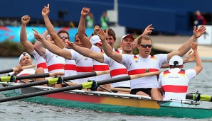 Der Deutschland-Achter gewinnt den traditionellen Hanse Cup