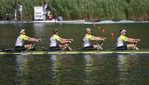 Kurs auf eine Medaille: Deutschlands Doppelvierer ist solide in die WM gestartet