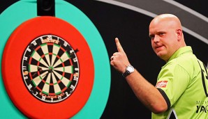 Michael van Gerwen knackte als erster Spieler überhaupt die Marke von 1,25 Millionen Pfund