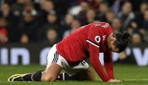 Zlatan Ibrahimovic geknickt gegen Burnley