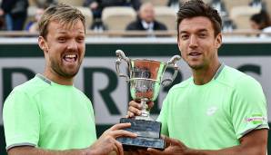 "... und dann reißen wir heute Abend noch den Eiffelturm ab." (Andreas Mies (re.), French-Open-Sieger im Doppel mit Kevin Krawietz, zu den Plänen für die Feierlichkeiten)