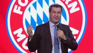 Ein gern gesehener Gast beim FC Bayern München: Bayerns Landesvater Markus Söder (CSU).