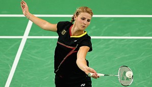 Fabienne Deprez gewann ihr Auftakteinzel bei der Badminton EM