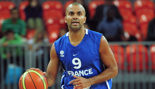 Tony Parker war mit 25 Punkten bester Werfer gegen England