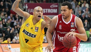 Elias Harris (r.) wechselte nach seiner Entlassung bei den Lakers nach Bamberg