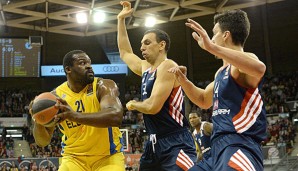 Bayern München (hier im Euroleague-Spiel gegen Maccabi Tel Aviv) zog wieder an Bamberg vorbei