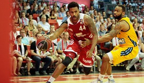 Bryce Taylor (l.) trug einen großen Teil zum Sieg der Bayern gegen Berlin bei