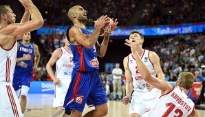 Tony Parker ist mit den Franzosen bereits fürs Achtelfinale qualifiziert