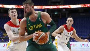 Ein "Mann unter Kindern": Jonas Valanciunas von Litauen