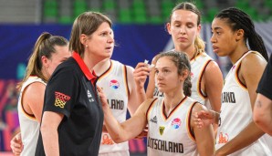 Die deutschen Baskteballerinnen stehen bei der Europameisterschaft im Viertelfinale.