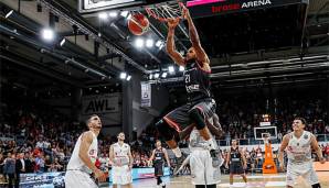 Auch der krachende Dunking von Augustine Rubit änderte nichts an der Last-Minute-Niederlage der Bamberger gegen Fuenlabrada.