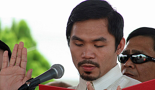 Manny Pacquiao ist als Kongress-Abgeordneter vereidigt worden