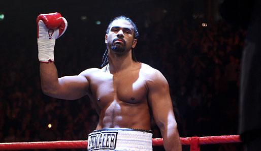 David Haye holte sich gegen Nikolaj Walujew den WM-Gürtel der WBA