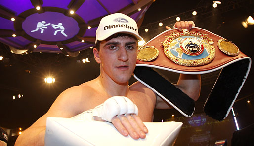 Marco Huck hat eine Kampfbilanz von 30 Siegen bei einer Niederlage