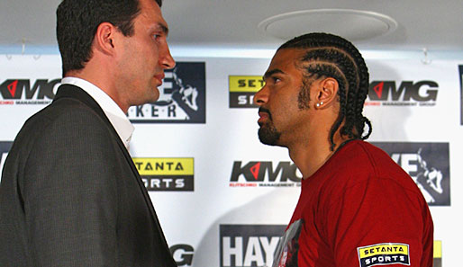 Wladimir Klitschko hatte schon einmal einen Kampftermin mit David Haye