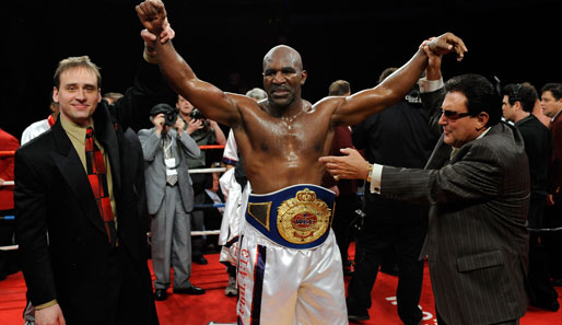 Möchte mit 48 Jahren nochmal Weltmeister werden: Evander Holyfield