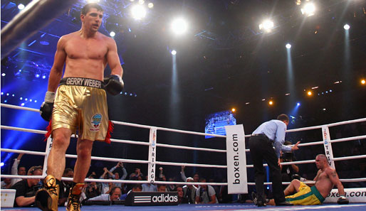 Marco Huck (l.) will aus dem Schatten von Arthur Abraham und Sebastian Sylvester hervortreten