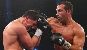 Firat Arslan (r.) verlor im Januar gegen Marco Huck (l.)