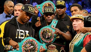 Floyd Mayweather Jr. ließ keine Zweifel an seiner Rolle als Favorit aufkommen