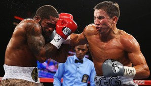 Auch Curtis Stevens (l.) war nur ein weiteres Opfer von Gennady Golovkin (r.)