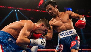 Manny Pacquiao lässt seinem Herausforderer Chris Algieri keine Chance