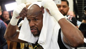 Das Handtuch wird er kaum schmeißen: Floyd Mayweather jr. 47 Kämpfe, 47 Siege