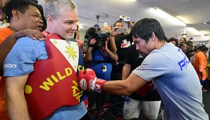 Freddie Roach provoziert den Gegner seines Schützlings Pacquiao