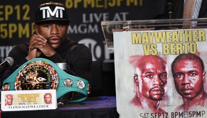 Floyd Mayweather jr. peilt gegen Andre Berto seinen 49. Sieg an