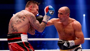 Arthur Abraham (r.) konnte seinen Titel der WBO verteidigen