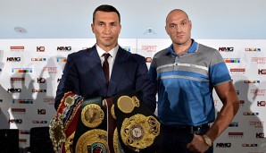 Tyson Fury spuckte große Töne vor dem Kampf gegen Wladimir Klitschko