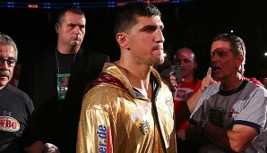 Marco Huck bevor er in den Ring steigt