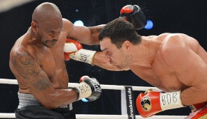 7. Juli 2012, IBF-, IBO-, WBO- und WBA-Titel: Sieg gegen Tony Thompson durch t.K.o.